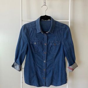 Burberry Brit Denim Button Up Shirt